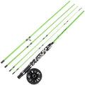 Portable carbon fiber fly rod