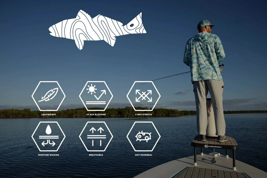Performance fishing hoodie