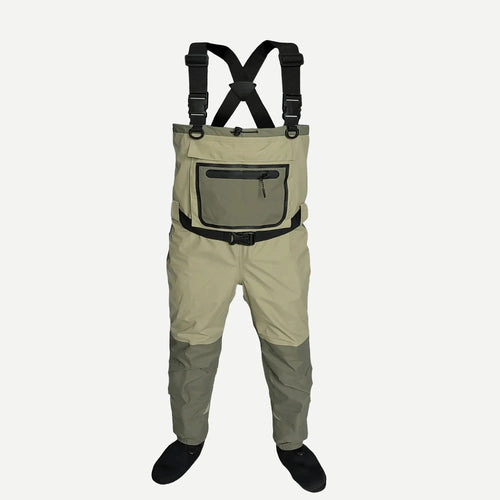 Bottes-pantalon légères chausson néoprène – beige et olive