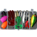 Metal and Silicone Fishing Lures