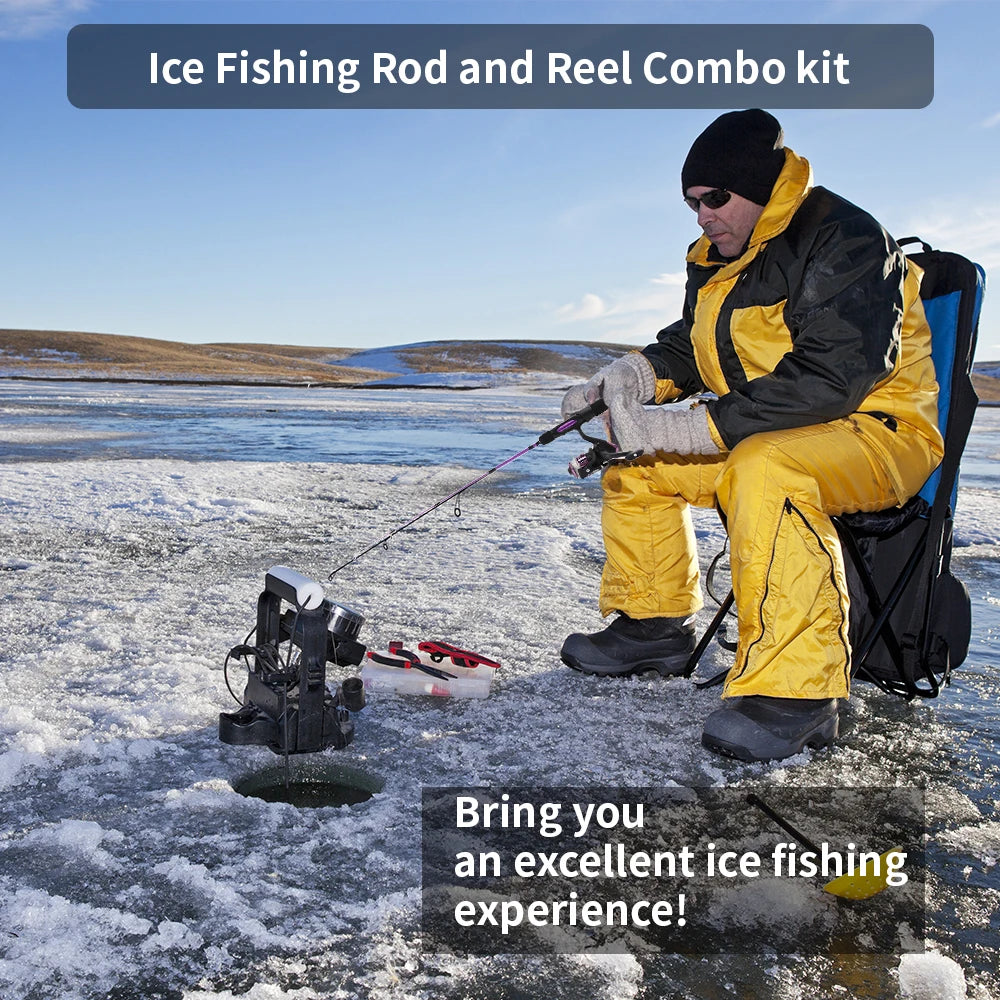 34-piece Ice Fishing Kit – Ultralight 27in