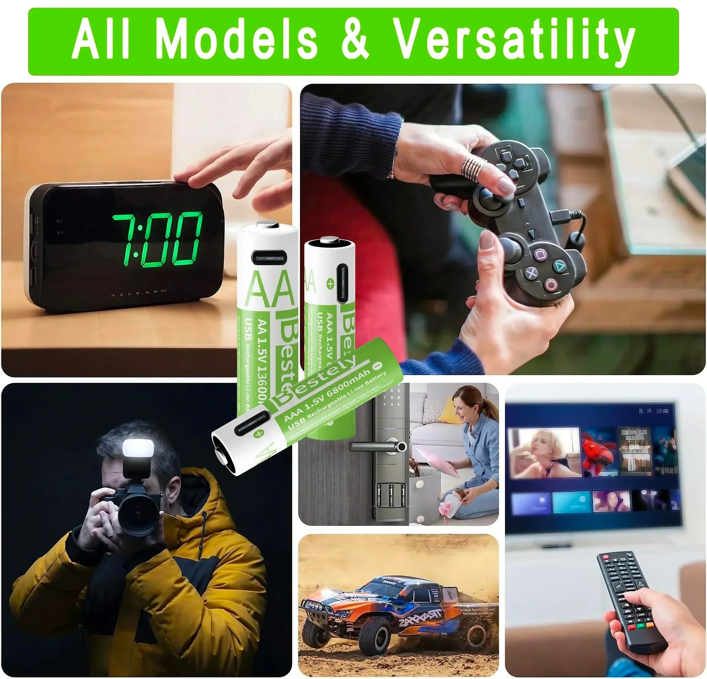 Piles AA/AAA Lithium USB-C