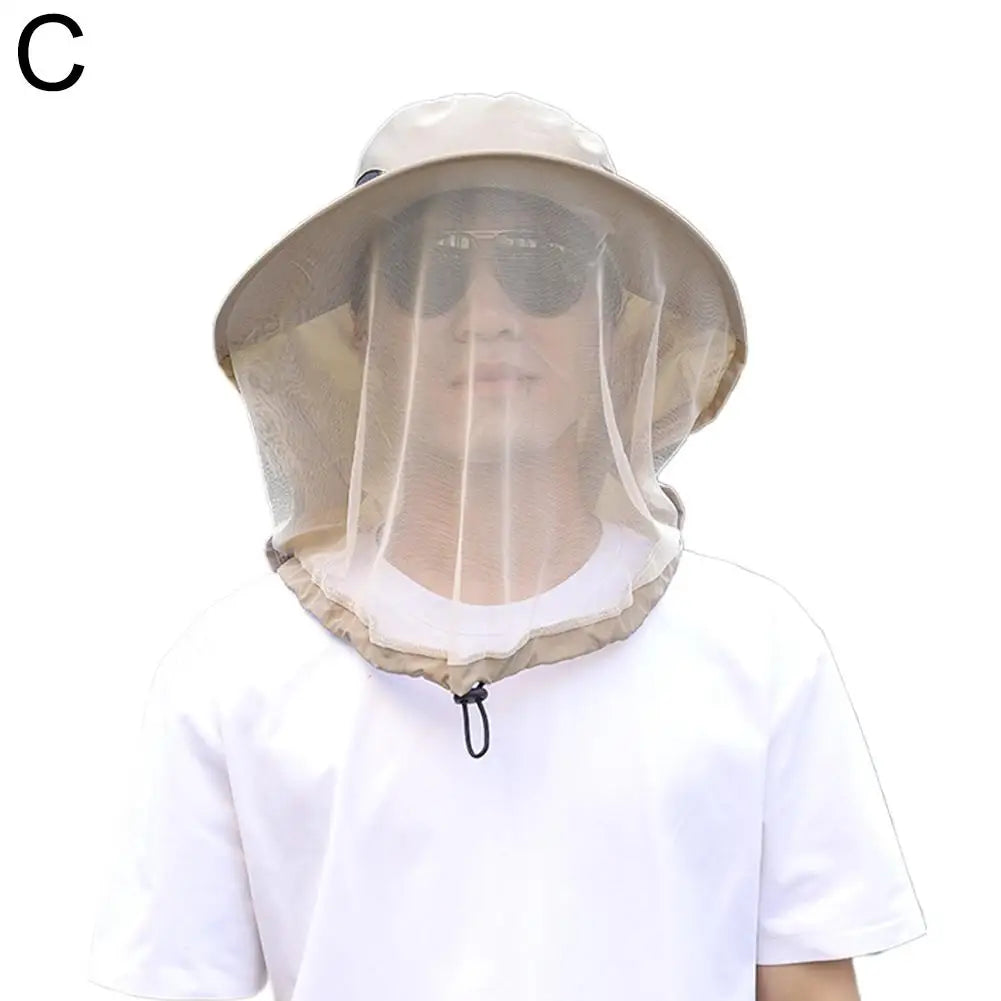 Casquette anti-abeilles filet intégré