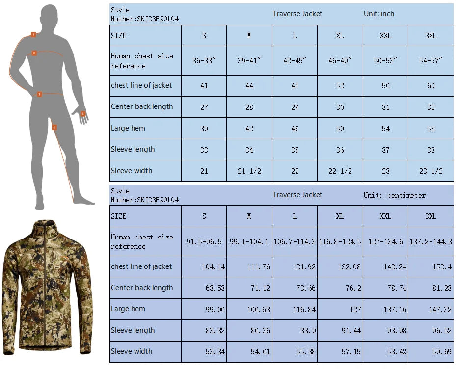 Veste Camouflage Chasse Vêtements Extérieur