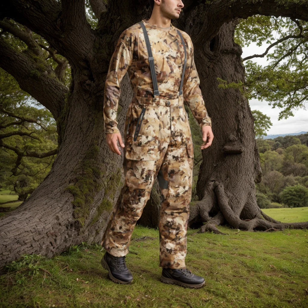 Salopettes Camouflage Haute Isolation pour Chasse et Pêche