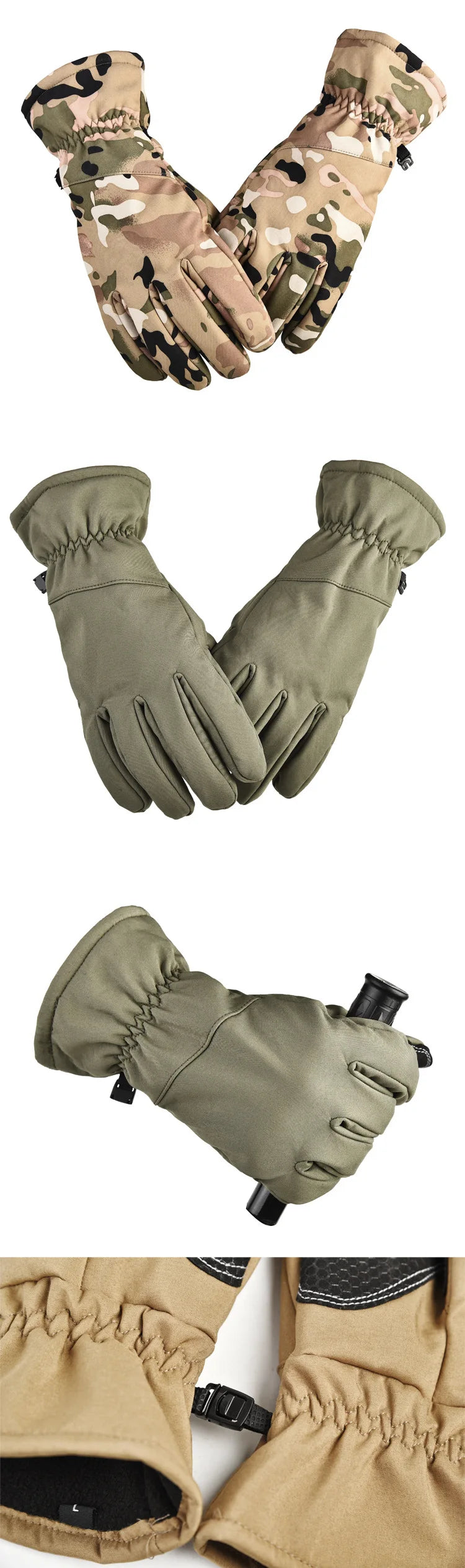 Gants Tactiques Camo