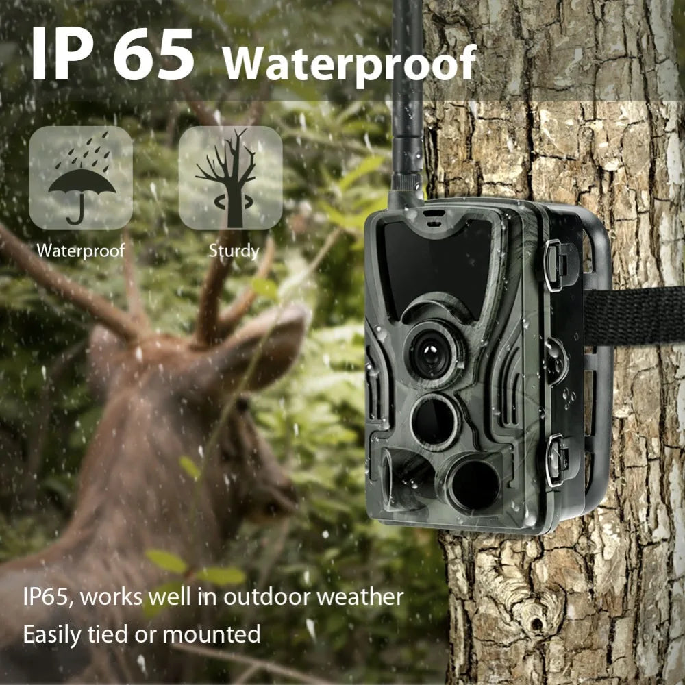 HC801M 2G MMS/SMTP/SMS Hunting Trail Camera 20MP 1080P Wildlife Night Vision Photo Traps 0.3S Trigger Hunter Camera