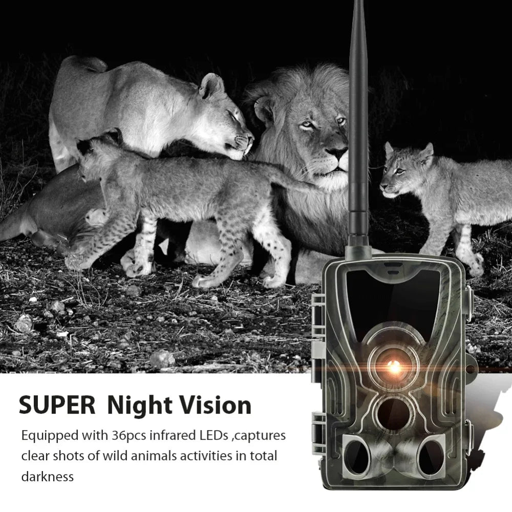 HC801M 2G MMS/SMTP/SMS Hunting Trail Camera 20MP 1080P Wildlife Night Vision Photo Traps 0.3S Trigger Hunter Camera