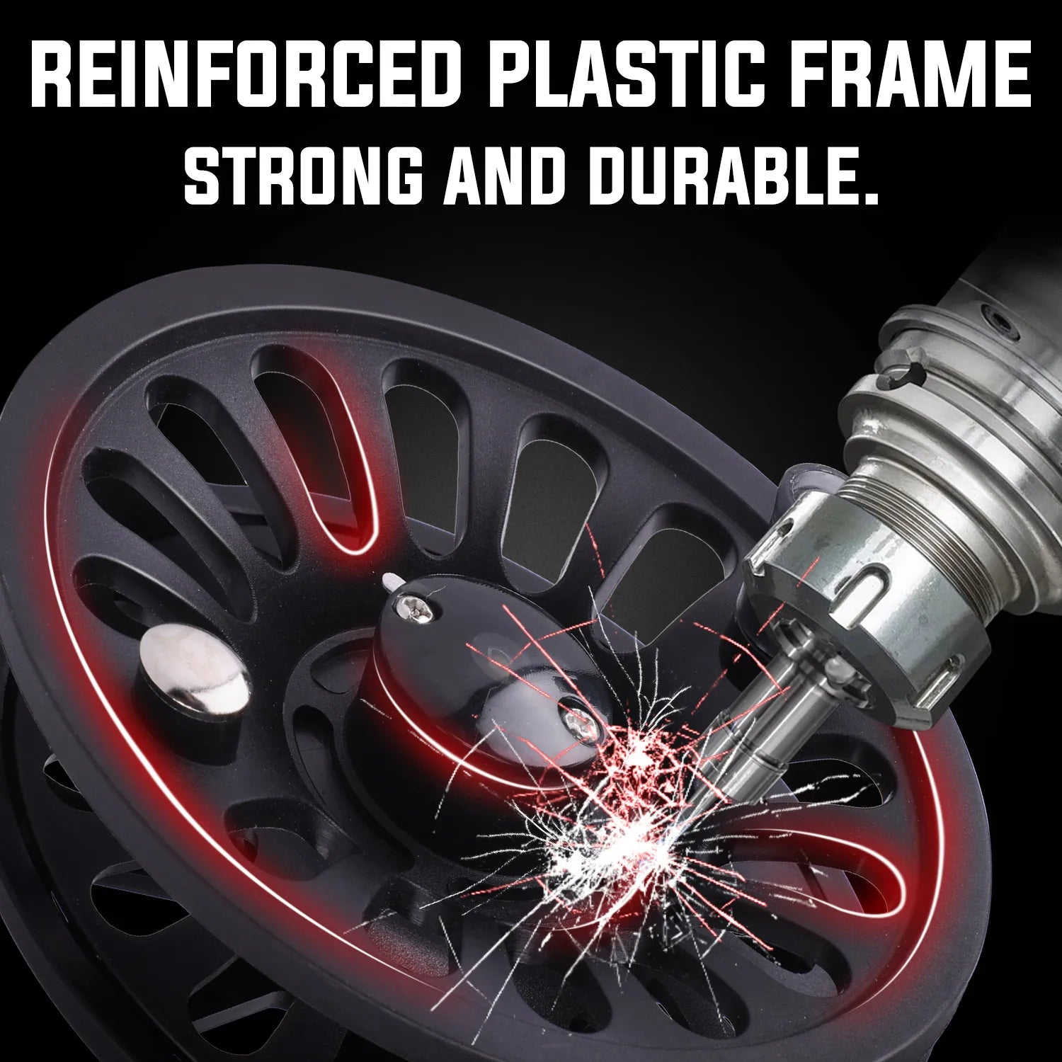 Canne à mouche fibre carbone portable