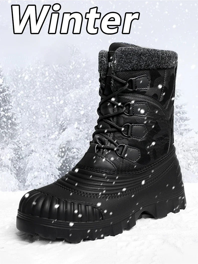 Camouflage Snow Boots