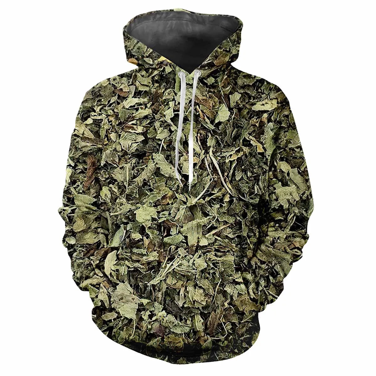 Sweat à capuche camouflage avec motifs