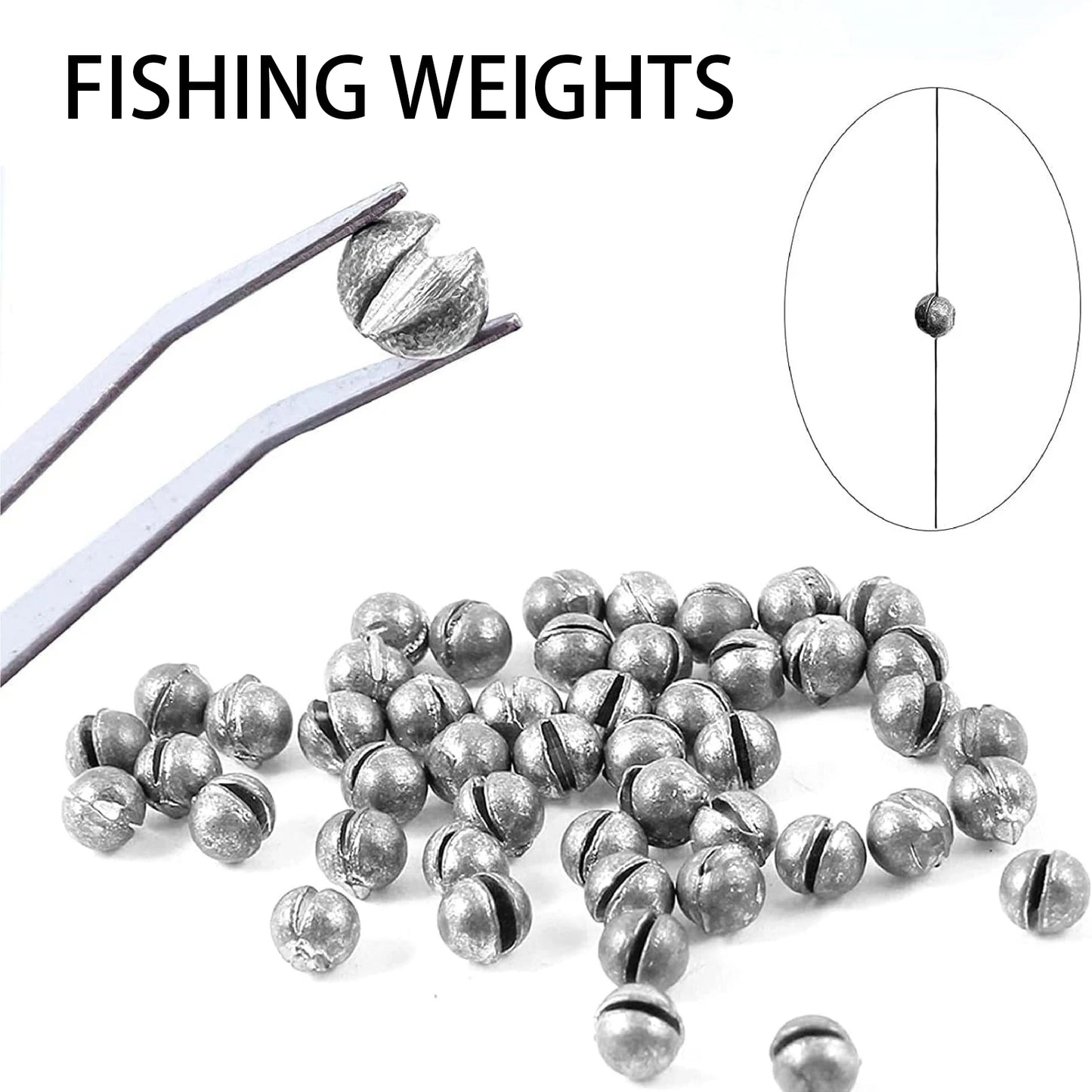 Plombs de tir pêche ajustables