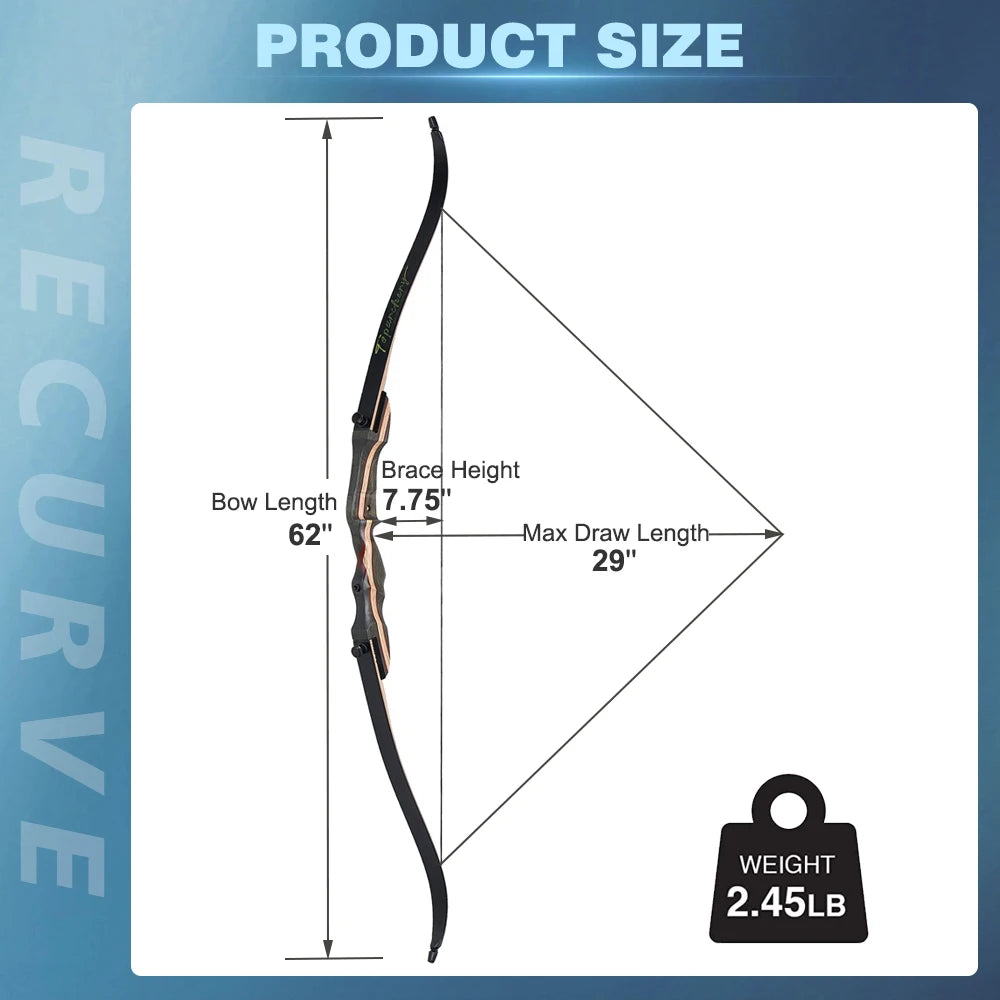 Arc Droitier Recourbé