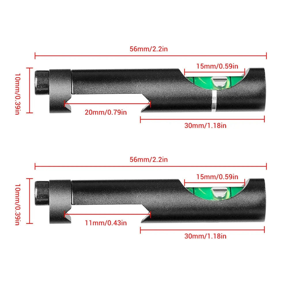 Hunting Spirit Bubble Level Optical Scope Mounts for 11mm/20mm Picatinny Rail Rifle Scope Leveling Tool Kit Hunting Accessories