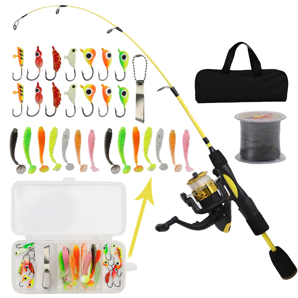 Kit Pêche sur Glace 34pcs – Ultraléger 27po