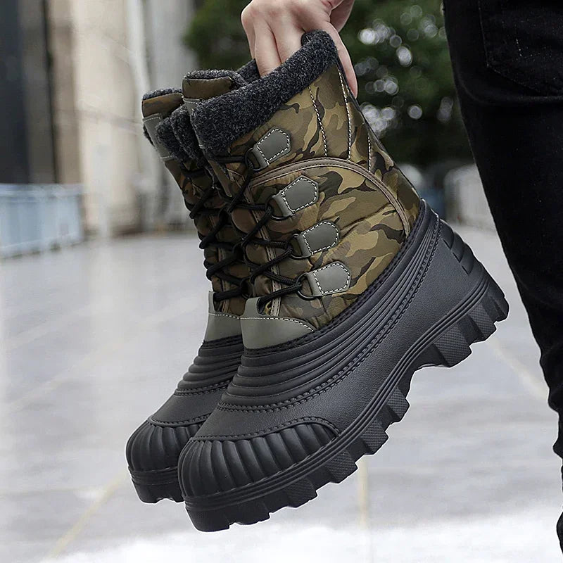 Camouflage Snow Boots