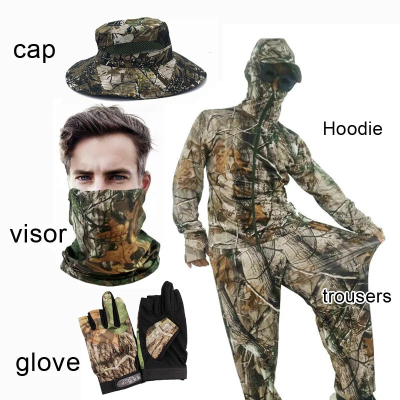 Costume de Camouflage Tactique pour Chasse