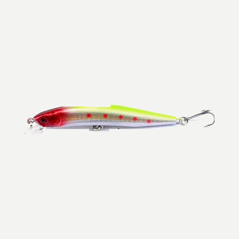 Poisson nageur méné flottant 9,5 cm – 8 g – Tête rouge
