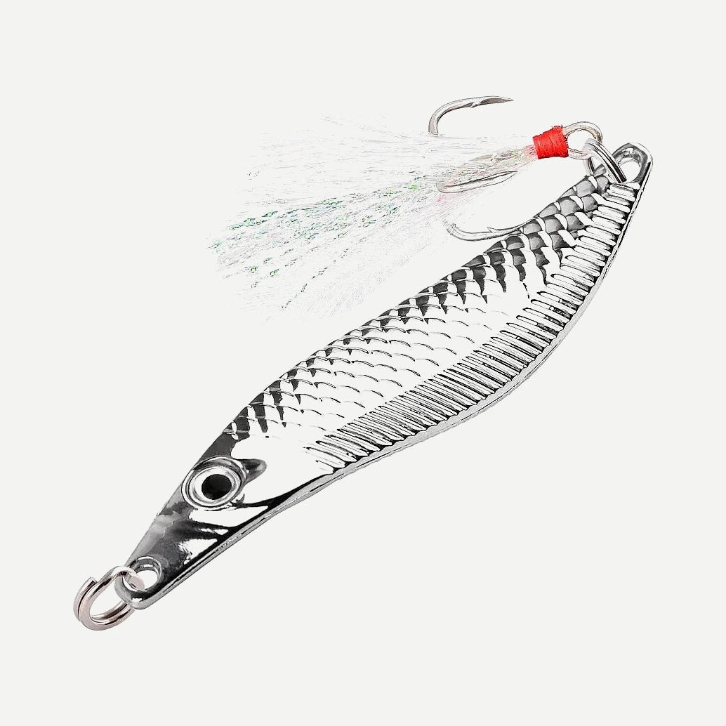 Cuillère VIB à plume AORACE 15 g, 6,6 cm – argent, or ou vert – Argent