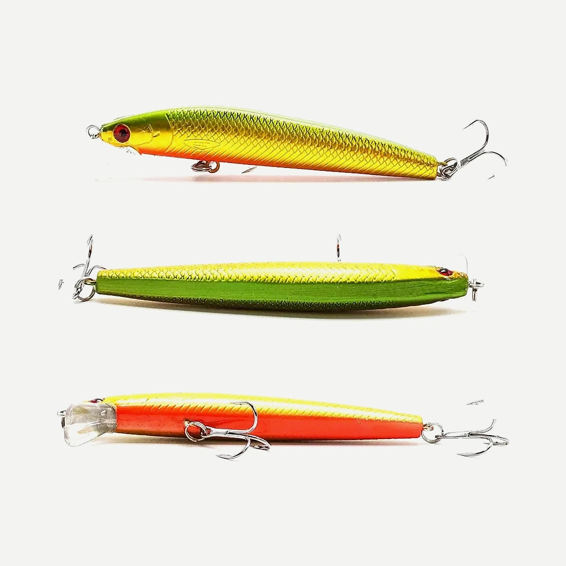 Lot de 10 mini crankbaits flottants
