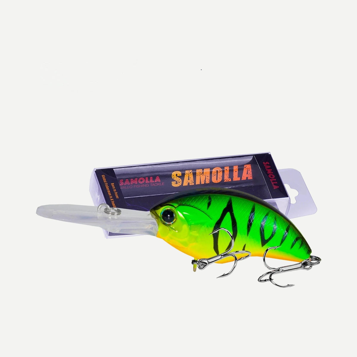 Crankbait minnow 9 cm – profondeur 0,8 à 3 m – Tigre de Feu