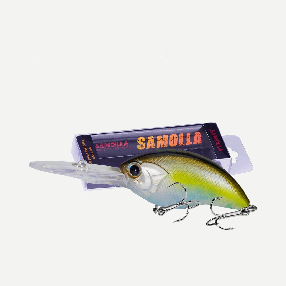 Crankbait minnow 9 cm – profondeur 0,8 à 3 m – Vairon Naturel